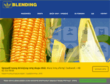 Tablet Screenshot of blending.pl